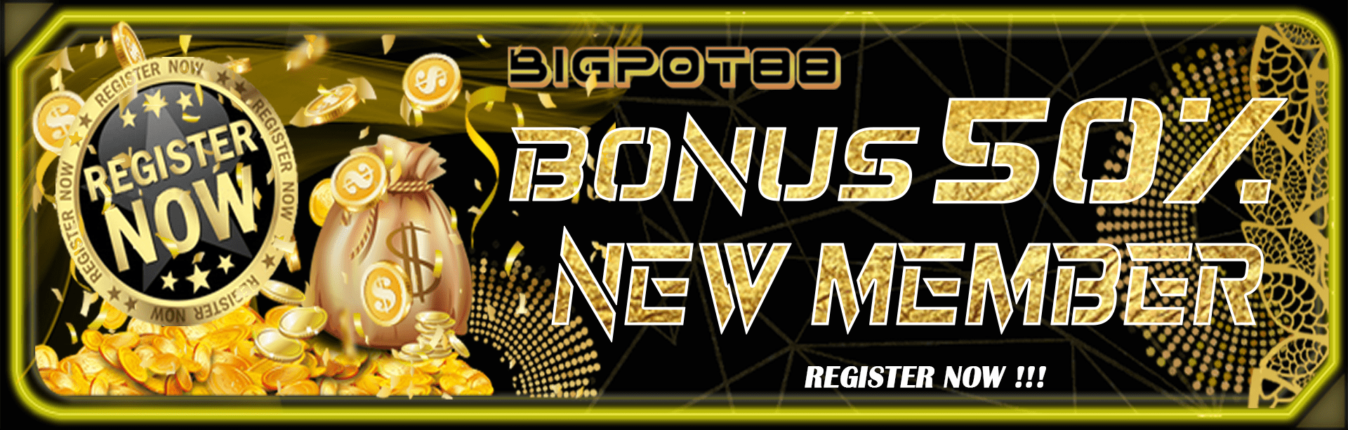 bigpot88 bonus baru gabung 50%