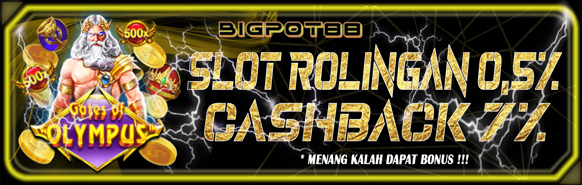 bonus rollingan & cashback